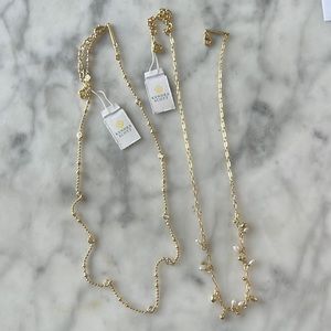 (TWO) Kendra Scott Layering Necklaces in Gold